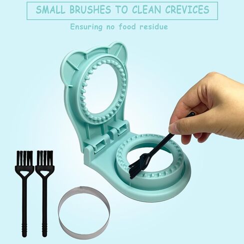2Pcs Uncrustables Sandwich Cutter with Brush,3.7 Inch Larger in Kuwait