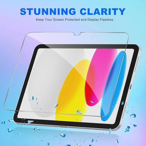 for iPad 11th (A16) 11 inch 2025 / 10th Generation 10.9 inch 2022 Screen Protector, Bubble Free, Anti-Scratch, HD Clarity [2-Pack] in Saudi Arabia