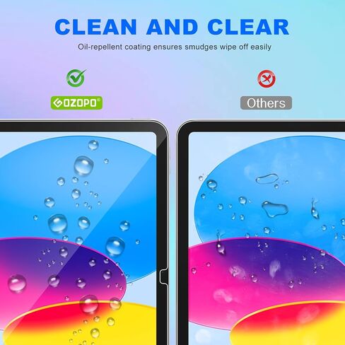 for iPad 11th (A16) 11 inch 2025 / 10th Generation 10.9 inch 2022 Screen Protector, Bubble Free, Anti-Scratch, HD Clarity [2-Pack] in Saudi Arabia