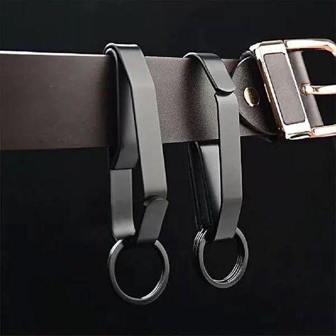 Tactical Duty Belt Keeper Set (5 Pack) with Double Snaps & Key Clip, Heavy Duty Nylon Webbing for 2"-2.25" Belt for Police, Security, EMT, Firefighters and Hunting Equipment Accessories in Saudi Arabia