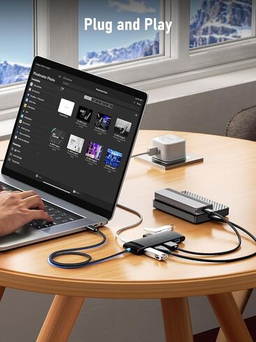 USB C Hub with 3 USB 3.2 10Gbps & 4 USB 3.0 5Gbps Ports, 5V 3A Charging Port, USB C to USB Port Extender for MacBook Pro/Air, HP Dell Laptops, iPad Pro, iPhone 15/15 Pro Max, etc., 1.97ft Cable in Saudi Arabia