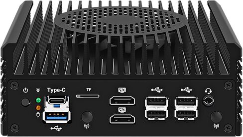 Firewall Mini PC 2x10G SFP+ Ports,Intel Alder Lake i3-N305(8C/8T,up to 3.8GHz) 2X i226-V 2.5GbE Mini Soft Router,SODIMM DDR5+M.2 NVMe SSD/2HDMI/USB2.0/USB3.2Gen1/Type-C Mini Desktop Computer in Saudi Arabia