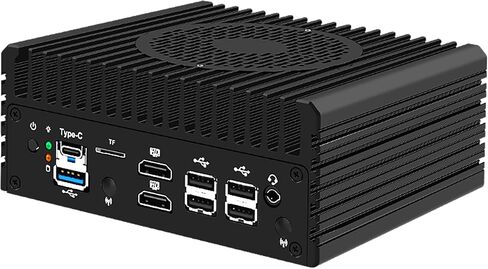 Firewall Mini PC 2x10G SFP+ Ports,Intel Alder Lake i3-N305(8C/8T,up to 3.8GHz) 2X i226-V 2.5GbE Mini Soft Router,SODIMM DDR5+M.2 NVMe SSD/2HDMI/USB2.0/USB3.2Gen1/Type-C Mini Desktop Computer in Saudi Arabia