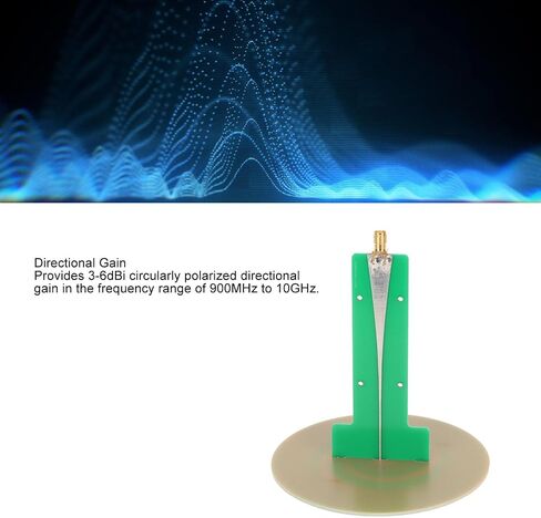 VBESTLIFE Ultrawideband Circular Polarization Antenna, 0.8-8.5GHz, 3-6dBi Gain, Right Circularly Polarized in Saudi Arabia