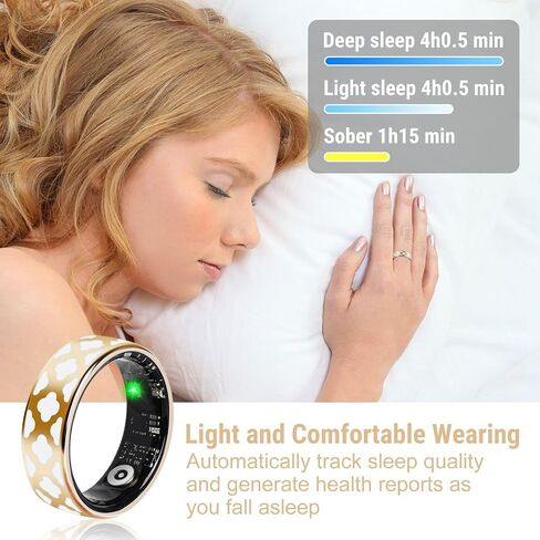 Smart Rings Fitness Monitor Sleep Teacker for Women Men in Saudi Arabia