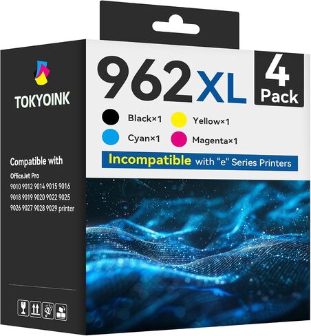 822XL Ink Cartridges Combo Pack Remanufactured Replacement for Epson 822 Ink Cartridge 822 XL T822XL for Workforce Pro WF-3820 WF-3823 WF-4820 WF-4830 WF-4833 WF-4834 Printers Ink (4 Pack) in Saudi Arabia