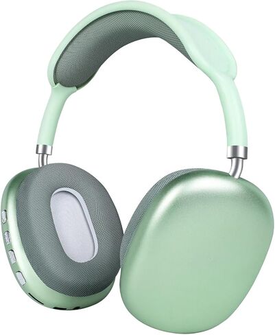 Wireless Bluetooth Headphones Active Noise Cancelling Over-Ear Headphones with Microphones, 42 Hours Playtime, HiFi Audio Adjustable Headphones. (Classic, Green) in Saudi Arabia