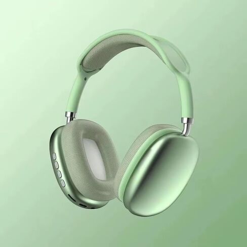 Wireless Bluetooth Headphones Active Noise Cancelling Over-Ear Headphones with Microphones, 42 Hours Playtime, HiFi Audio Adjustable Headphones. (Classic, Green) in Saudi Arabia