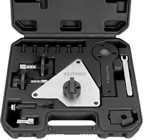 BILITOOLS 1.5 1.6 مجموعة أدوات توقيت المحرك المتوافقة مع Ford Fiesta Fusion Mazda Camshaft Crankshaft Locking Tool 1.4 1.6 1.8 2.0 Di/TDCi/TDDi ECOBOOST 1.6 Ti-VCT 1.5/1.6 VVT 2.3L in Kuwait