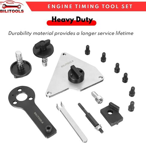 BILITOOLS 1.5 1.6 مجموعة أدوات توقيت المحرك المتوافقة مع Ford Fiesta Fusion Mazda Camshaft Crankshaft Locking Tool 1.4 1.6 1.8 2.0 Di/TDCi/TDDi ECOBOOST 1.6 Ti-VCT 1.5/1.6 VVT 2.3L in Kuwait