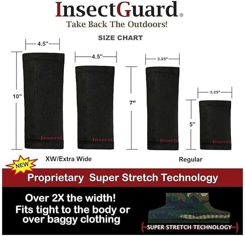 Tick Gaiters - ZipOn Permethrin Treated, Ticks, Mosquitoes, Flies & More Insect Repellent, Unisex Adult in Saudi Arabia