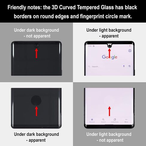 [بصمات الأصابع متوافقة] 2 حزمة 3D الزجاج المقسّن لـ Google Pixel 6 Pro Screen Protector + 2 Pack Camera Lens Protector ، [Fighrint Unlock] [anti-scratch] [اعمل مع CASE] in Kuwait