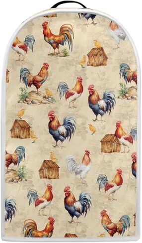 Mumeson Vinatge Rooster Blender Cover Dust Proof Polyester Blender Cover Protection Blender Dust Cover Home Kitchen Appliance Cover Decoration in Saudi Arabia