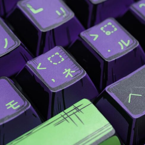 PBT keycaps japenese manga anime style 141 Keys Cherry profile dye sub reorto keycaps for mechanical keyboard in Kuwait