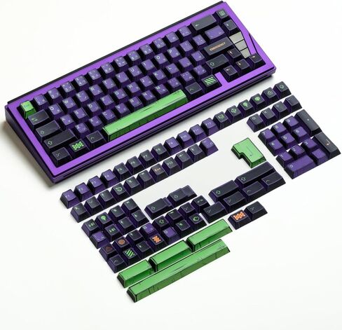 PBT keycaps japenese manga anime style 141 Keys Cherry profile dye sub reorto keycaps for mechanical keyboard in Kuwait