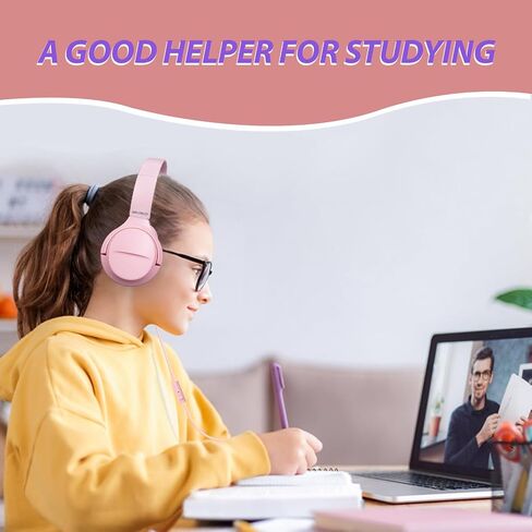 INFURTURE CH3 Kids USB C Headphones for School,Type C Kids Headphones,Wired Boys Girls Headphones with Safe Limiter 94dB,HD Stereo Sound,On/Over Ear Headphones for/Tablet/School/Travel(Green) in Saudi Arabia