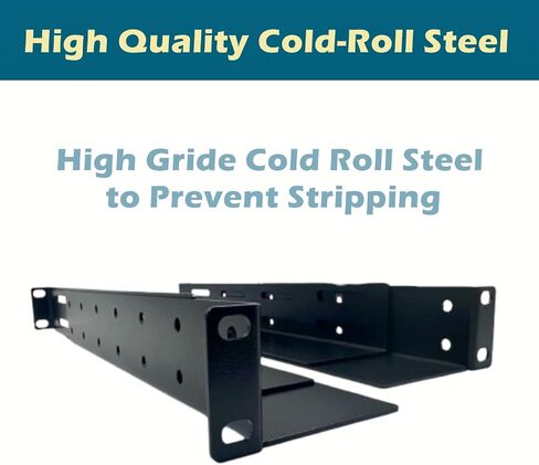 Server Rack 4U Standing Open Frame Rack with 4 Wheels 4 Posts 19Inch Server Equipment Rack Heavy Duty Cold Rolled Steel for Network Servers & AV Gear (4U) in Kuwait