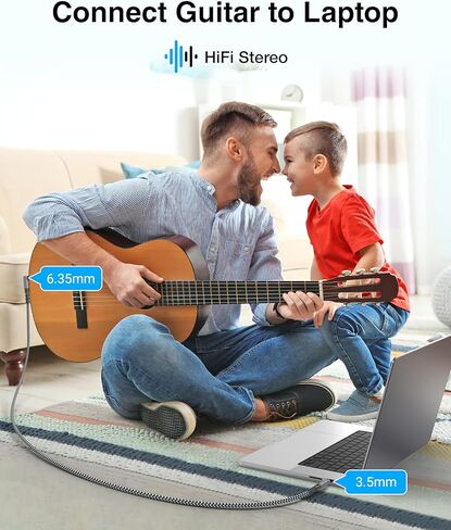 BlueRigger 3.5mm 90 Degree Stereo Audio Cable (10FT, L-Shaped Right Angle Jack, Auxiliary Cable, Male to Male, Hi-Fi Sound) – Aux Cord for Headphones, Car Stereo, Speaker, Phone, Tablet, Laptop in Kuwait