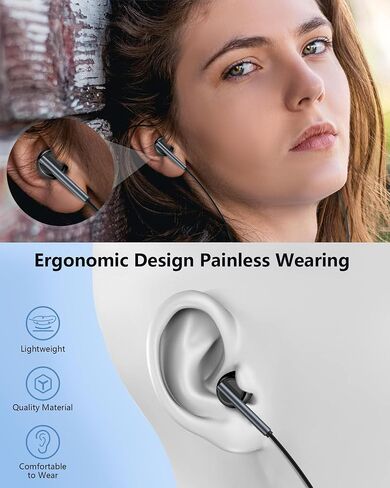 Samsung Galaxy Earbuds Wired, Android USB C Wired Headphones with Microphone for Samsung Galaxy S24 S23 S22 S21 Ultra, Apple Earbuds Wired USBC Headphones for iPhone 16 15 Pro Max, iPad Pro Air Mini in Saudi Arabia