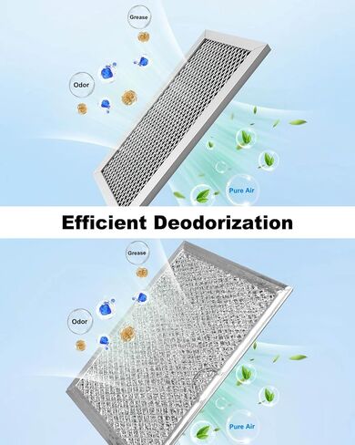 Microwave Charcoal and Grease Filter Fit for Samsung ME19R7041FS, ME19R7041FS/AA, ME19R7041FT, ME19R7041FT/AA, ME19R7041FB, ME19R7041FB/AA in Saudi Arabia
