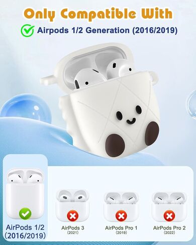 Boaretiu for Airpods 4th 2024 Case Cute Cartoon Kawaii - with Keychain Funny Design Cover Shell for Girls Teens Women Cases for Air Pods 4th, Fish in Saudi Arabia