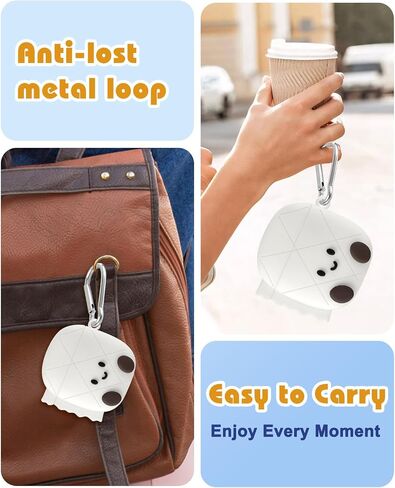 Boaretiu for Airpods 4th 2024 Case Cute Cartoon Kawaii - with Keychain Funny Design Cover Shell for Girls Teens Women Cases for Air Pods 4th, Fish in Saudi Arabia