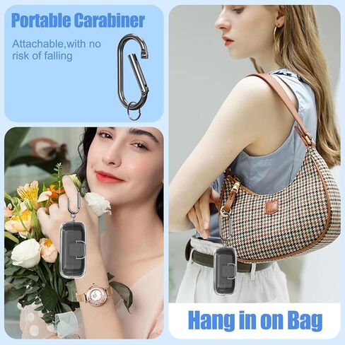 [with Safety Lock] for Sony WF-C510 Case Cover, Clear Soft TPU Protective Earbuds Case with Carabiner & Cleaner Kit Accessories Set(Clear) in Kuwait