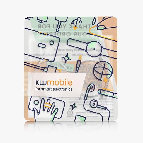 kwmobile Case Compatible with Samsung Galaxy Watch 7 40mm Case - 2X TPU Silicone Fitness Tracker Cover - Transparent in Saudi Arabia