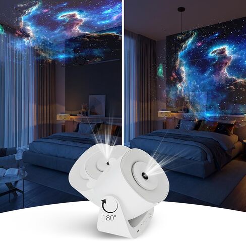 Orzorz Slide Discs Star Projector Galaxy Lite Home Planetarium Projector (Work Star Projector) (Little Astronaut) in Saudi Arabia