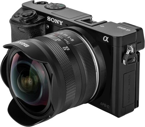 Meike 7.5mm F/2.8 Large Aperture Ultra Wide Circular fisheye Lens Manual Focus Lenses Compatible with Canon EFM Mount Mirrorless Camera in Kuwait