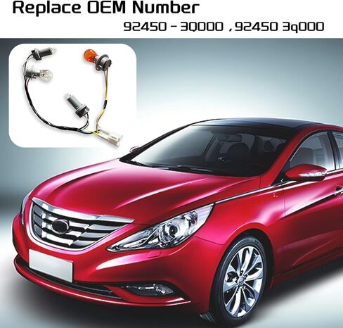 Headlight Wiring Harness Compatible with 2008 2009 2010 2011 2012 2013 2014 Silverado 1500 2500HD 3500HD, Front Lamp Socket Wire, Headlamp Harness Replace OEM 645-745 15841609 25962806 (2PCS) in Kuwait