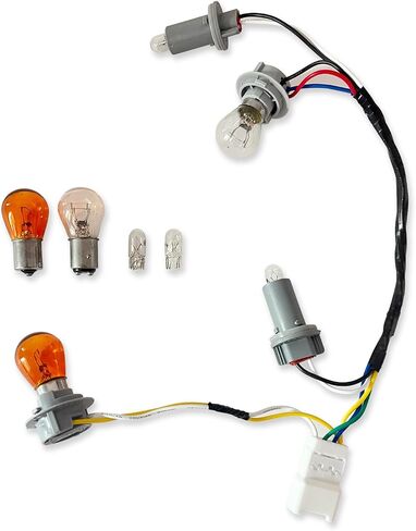 Headlight Wiring Harness Compatible with 2008 2009 2010 2011 2012 2013 2014 Silverado 1500 2500HD 3500HD, Front Lamp Socket Wire, Headlamp Harness Replace OEM 645-745 15841609 25962806 (2PCS) in Kuwait