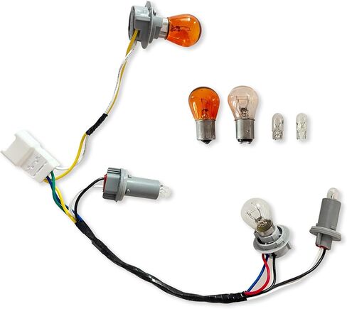 Headlight Wiring Harness Compatible with 2008 2009 2010 2011 2012 2013 2014 Silverado 1500 2500HD 3500HD, Front Lamp Socket Wire, Headlamp Harness Replace OEM 645-745 15841609 25962806 (2PCS) in Kuwait