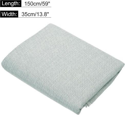 uxcell Light Gray Speaker Mesh Grill Cloth (not Cane Webbing) Stereo Box Fabric Dustproof Cloth 35cm x 150cm 13.8 Inches x 59 Inches in Saudi Arabia