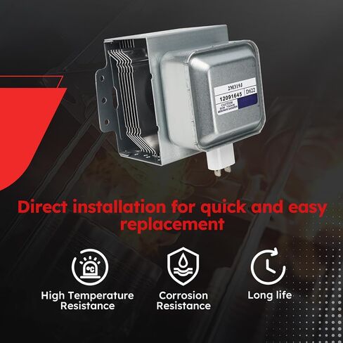 New WB27X10682 Magnetron RM269 for GE Microwave Oven Repair Part Replace WB27X10559 1086312 2M319J 2M219J Magnetron (Silver) in Saudi Arabia