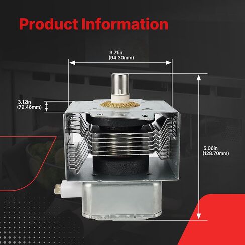 New WB27X10682 Magnetron RM269 for GE Microwave Oven Repair Part Replace WB27X10559 1086312 2M319J 2M219J Magnetron (Silver) in Saudi Arabia