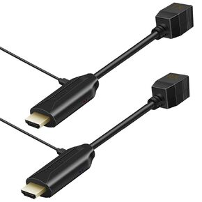 HDMI Extender 196ft/60m صوت الفيديو 1080p على CAT5E/6/Ethernet Cable Mal