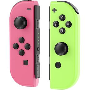 Replacement for Nintendo Switch Controller, Wireless Controllers Compatible with Switch/Lite/OLED, with Motion Control/Wake-up/Dual Vibration