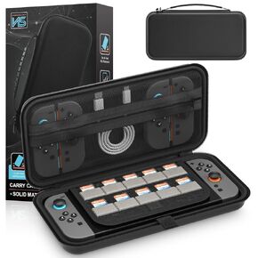 Xionzija Switch 2 Carry Case 2025 ، Nintendo Switch 2 Carve Case مع 10 خراطيش لعبة وجيب للملحقات 2.