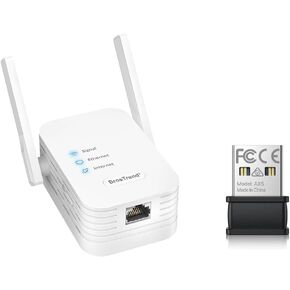 BrosTrend Universal WiFi to Ethernet Adapter + BrosTrend AX300 Nano USB WiFi 6 Adapter