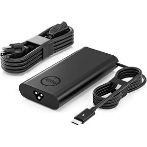 New Slim 90W USBC LAPTOP Charger for Dell Type C Captop Charger ، Fit for Dell XPS 15 13 ، Precision 3540 3560 3561 ، Latitude 3400 3500 5289 5400 7300 5300 7400 7390 7200 2IN1 0TDK33 AC