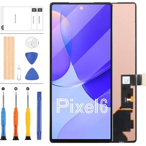 OLED for Google Pixel 6 Screen Replacement GB7N6 G9S9B16 LCD Screen for Google Pixel 6 LCD Display Touch Screen Digitizer Assembly Repair Parts Kit Black 6.4 inch