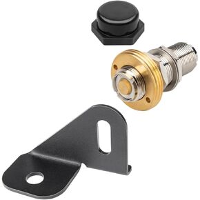 Anina Antenna Mount Driver Side for Jeep Wrangler JL JLU & Jeep Gladiator JT, CB GMRS HAM Antenna Mount and NMO Connector NMO to UHF PL259 Coax Adapter Kit Low Loss Assembly