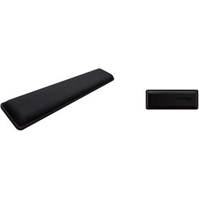 HyperX Wrist Rests - Cooling Gel Memory Foam - Anti-Slip - Keyboard and Mouse Accessories, Black