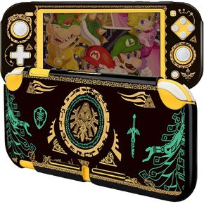 Switch Lite Case Protector, Hard Protective Cover for Nintendo Switch Lite Case Full Protection Cover Anti-Scratch Shell for Nintendo Switch Lite Accessories- Black