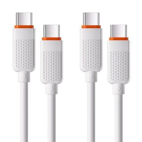 USB-C to USB-C Cable, 60W Android Fast Charging Cord, Type C Charger Cable for iPhone 16e/16/15 Pro Max Plus, Samsung S25 Ultra S24, iPad Pro, Google Pixel 9 XL 8-3 FT USBC Cords