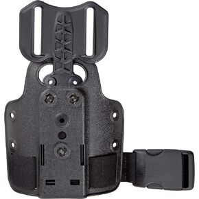 Drop Flex Adapter with Single Strap Platform Leg Cover for Holsters, 6004, Black