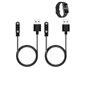 شحن كابل لصالح Auxiou Litness Tracker- Smart Watch ، Magnetic USB شحن كابل USB مرنة كابل الشاحن الشاحن لل Auxiou ， （2 حزمة）