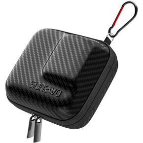 جراب SUREWO مقاوم للماء متوافق مع GoPro Hero 7/(2018)/6/5/4 أسود، Hero 3+، AKASO/Campark/YI Action Camera والمزيد (متوسط) in Kuwait