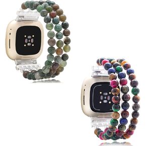 C&L Accessories Bands Compatible with Fitbit Versa 3 Bands/Versa 4 Bands/Fitbit Sense 2/Sense Bands Bundles